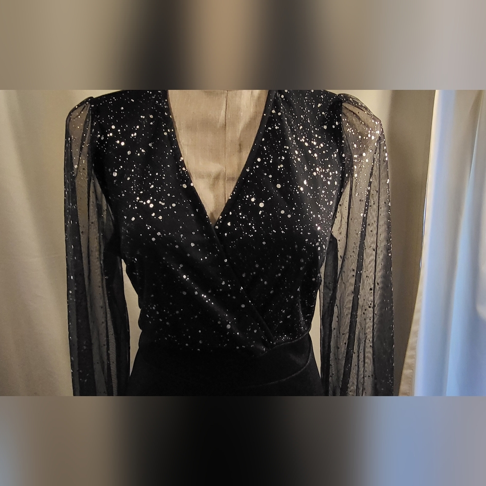 Aero Black nigth dress. Size 1XL - Picture 4 of 5